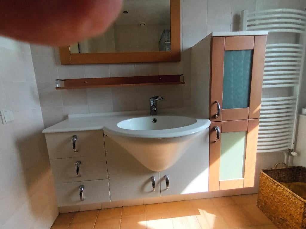 Badkamermeubel Italiaans design, Huis en Inrichting, Ophalen, Gebruikt, 100 tot 150 cm, 100 tot 150 cm