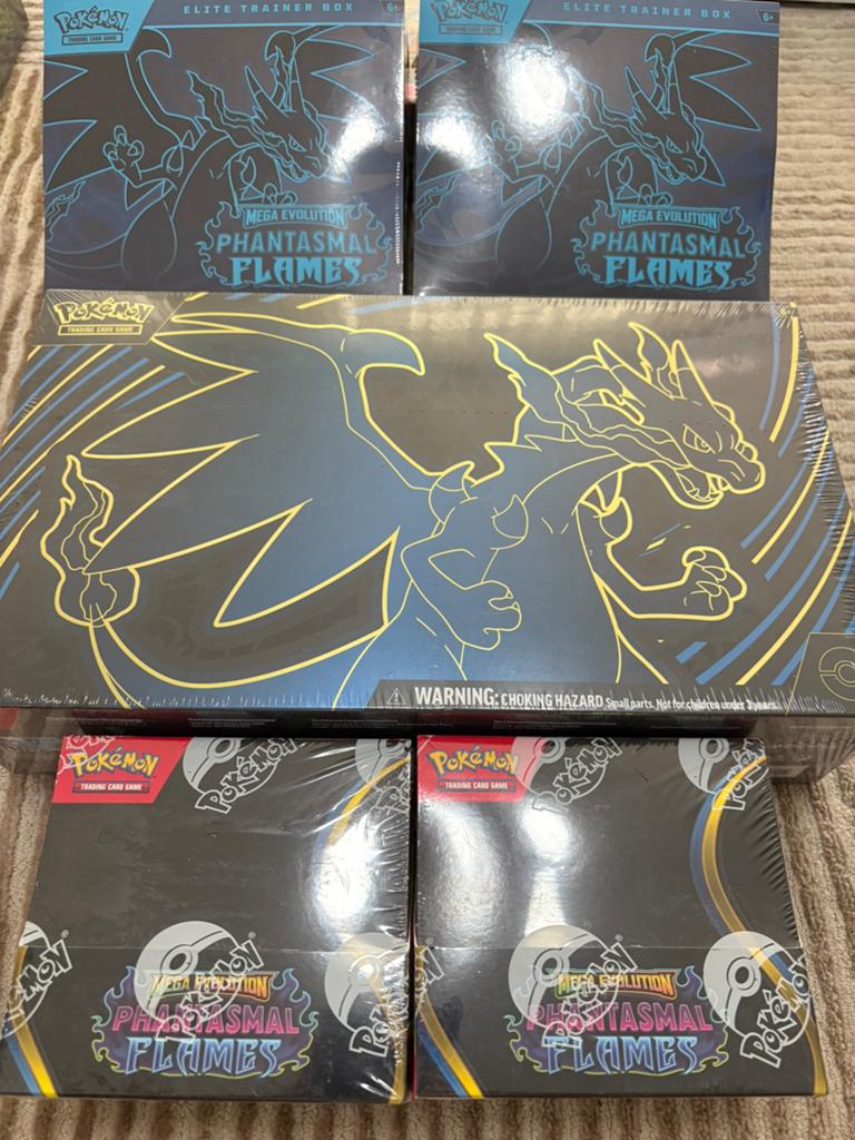 Pokemon. Phantasmal flames boosterbox, upc, etb’s, Ophalen, Nieuw, Boosterbox
