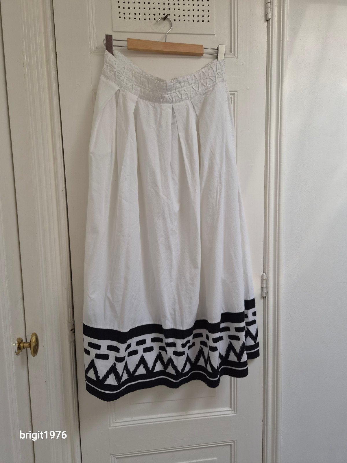 Shoeby x Lonneke A-lijn rok met etnische print L/XL, Wit, Maat 42/44 (L), Ophalen of Verzenden, Zo goed als nieuw