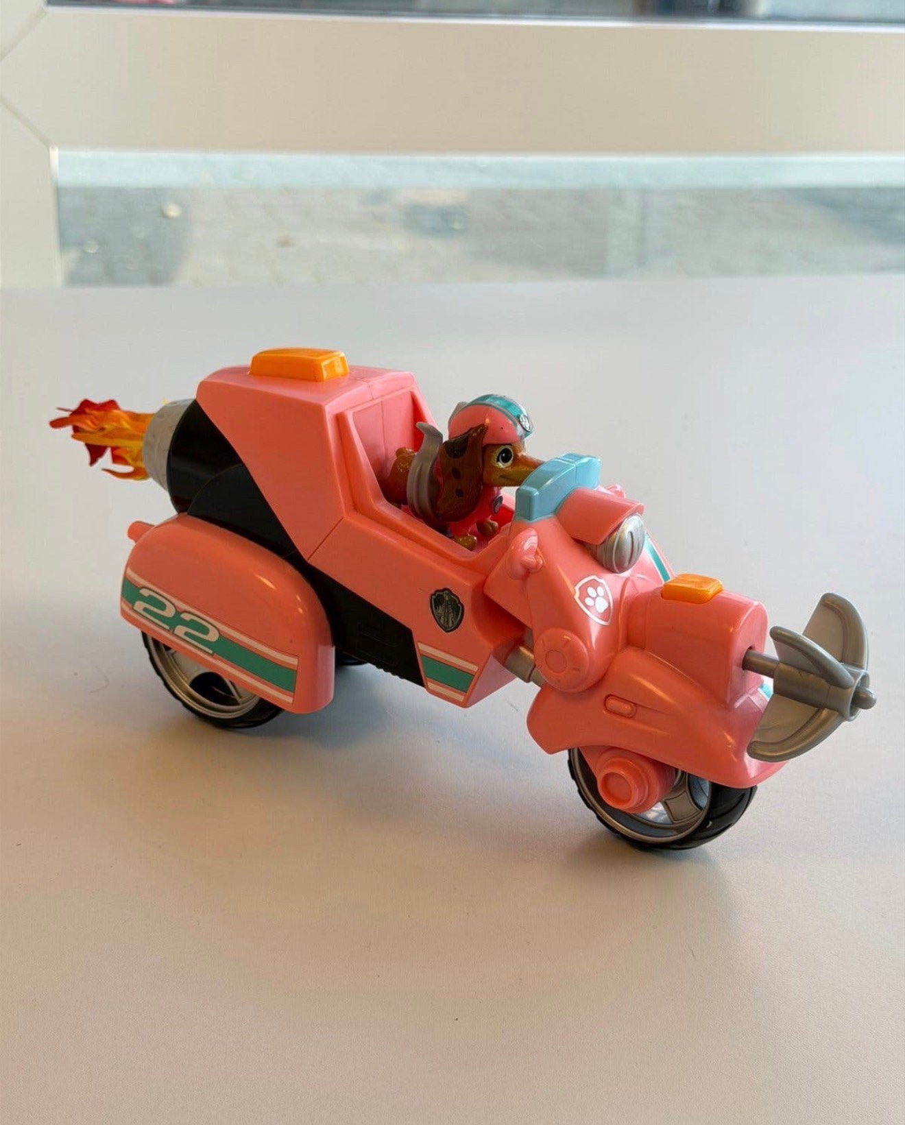 Paw Patrol Liberty roze actie Scooter Motor + hond Figuur, P, P, P, Ophalen of Verzenden