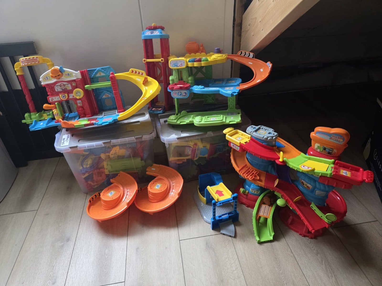 Grote VTech Toet Toet Auto's set, Ophalen, Gebruikt, 2 tot 4 jaar