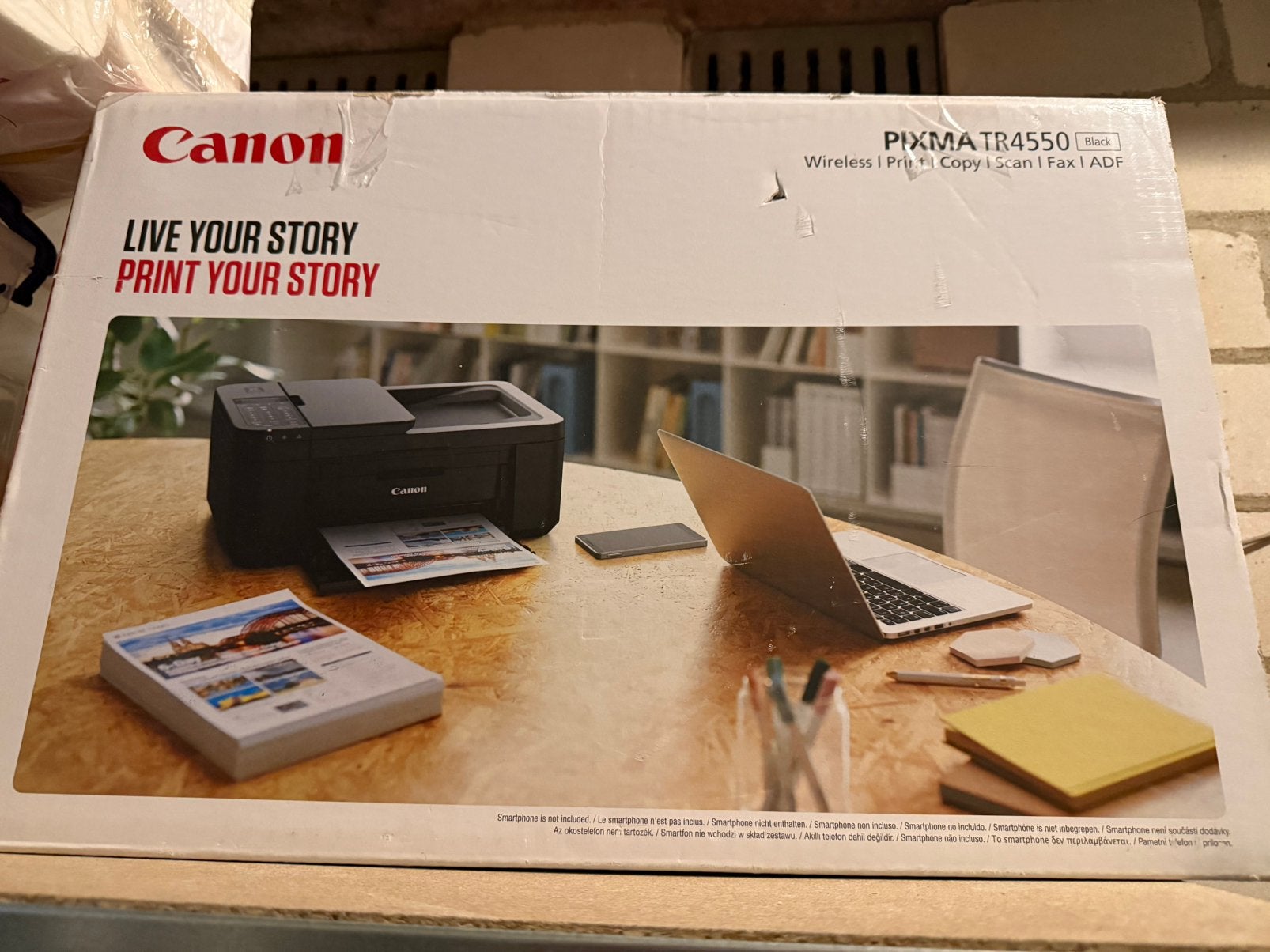 Canon printer, Ophalen, Zo goed als nieuw