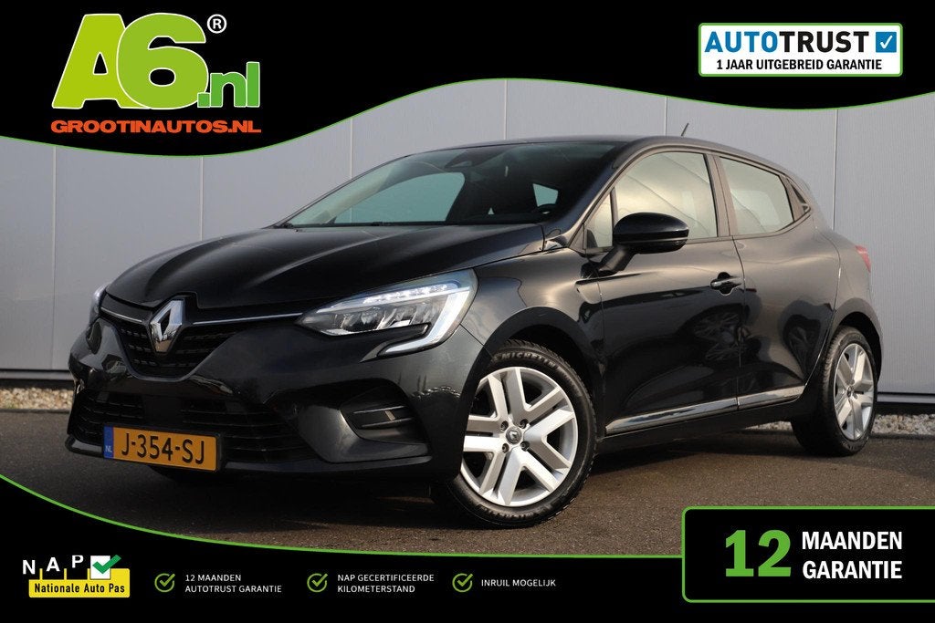 Renault Clio 1.0 TCe Zen 101PK Navigatie Carplay Android LED, Auto's, Renault, Voorwielaandrijving, Gebruikt, Euro 6, 580 kg