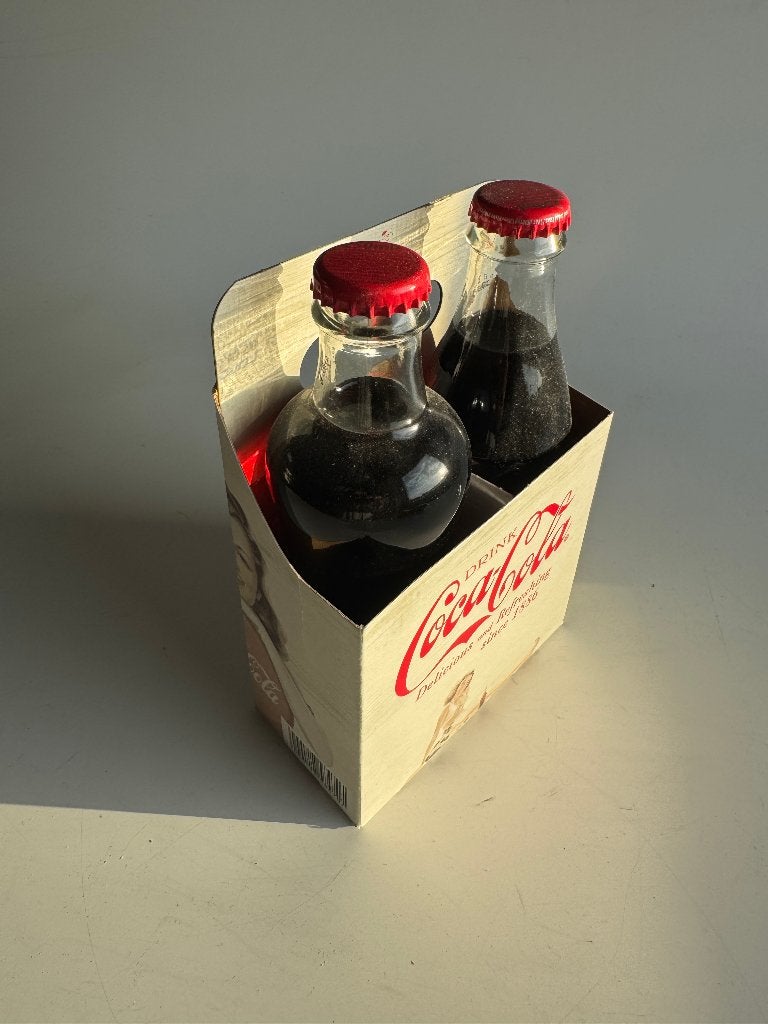 Coca cola 125 jaar flesjes, Verzamelen, Merken en Reclamevoorwerpen, Ophalen of Verzenden, Gebruikt, Verpakking