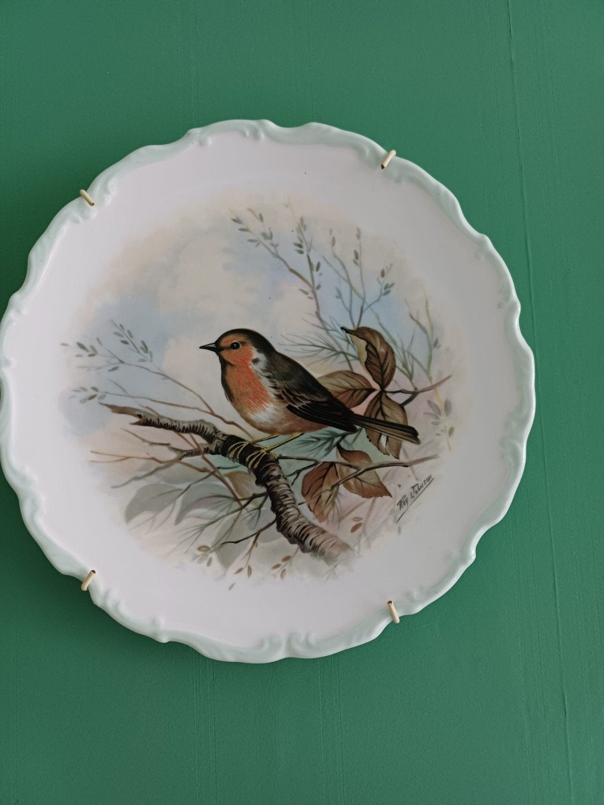 Vier bordjes van Royal Albert The Woodland Birds Collection, Ophalen