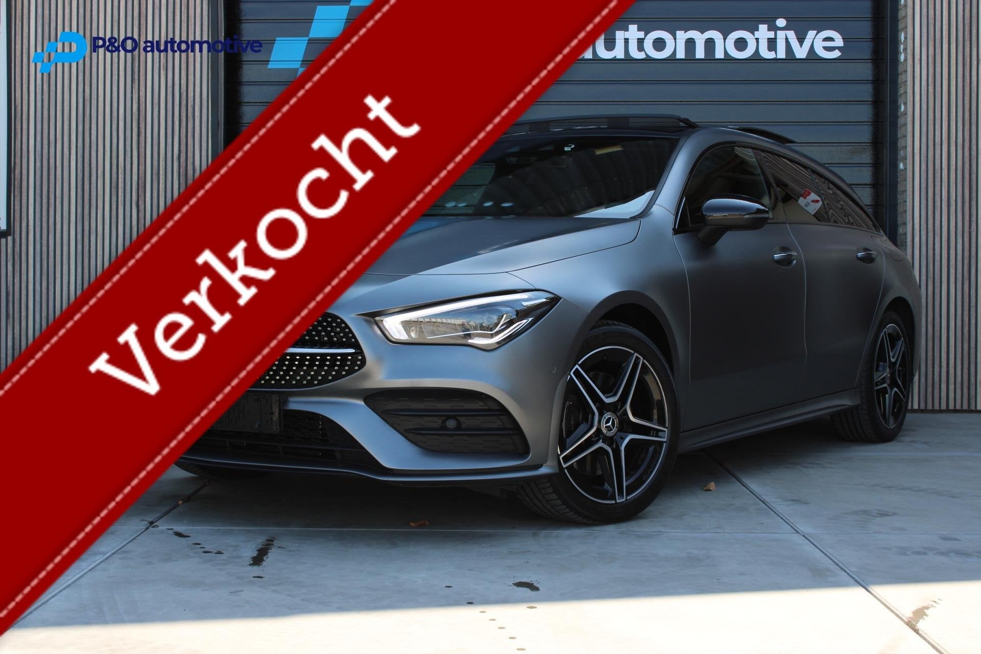 Mercedes CLA-klasse Shooting Brake 250 e AMG Line PANO | MAT, Auto's, Zwart, 4 cilinders, Met garantie (alle), 1650 kg