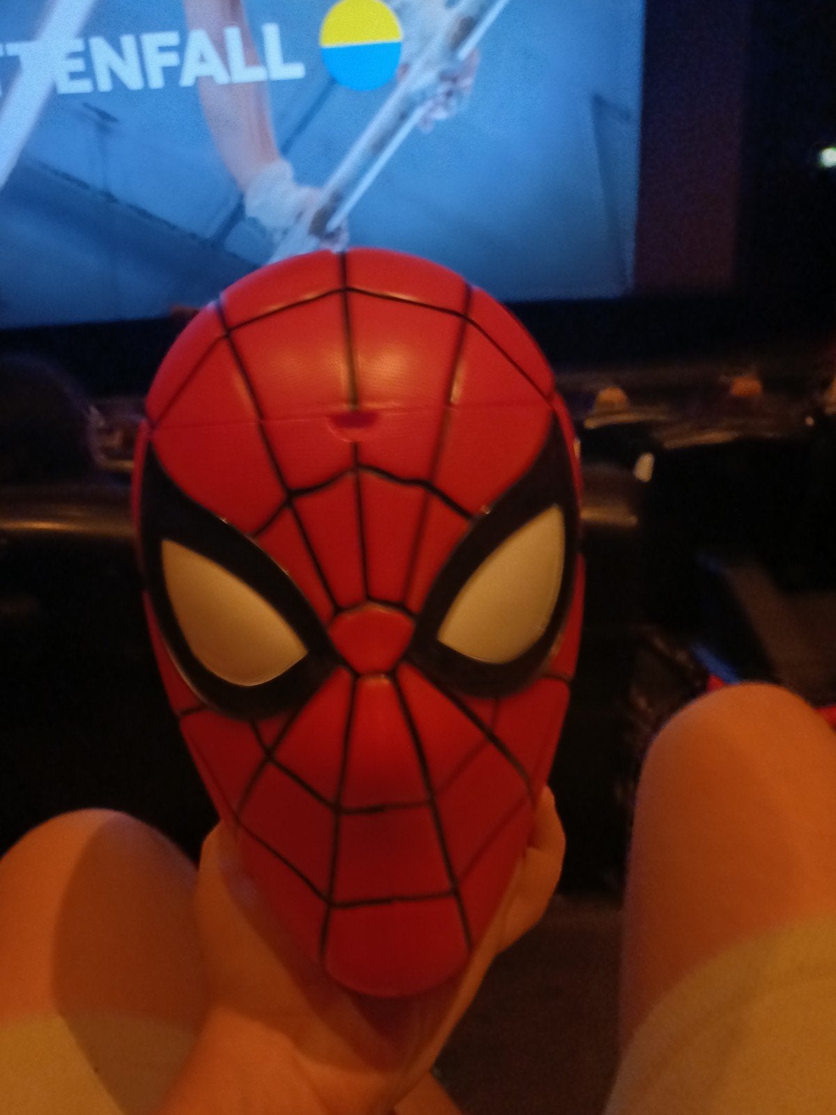 spiderman popcorn bucket, Ophalen of Verzenden