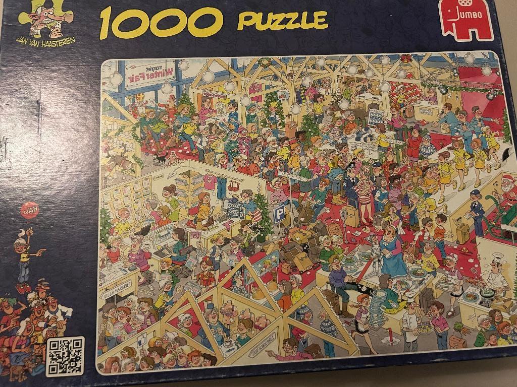 Van Haasteren winterfair, Ophalen, 500 t/m 1500 stukjes, Gebruikt, Legpuzzel