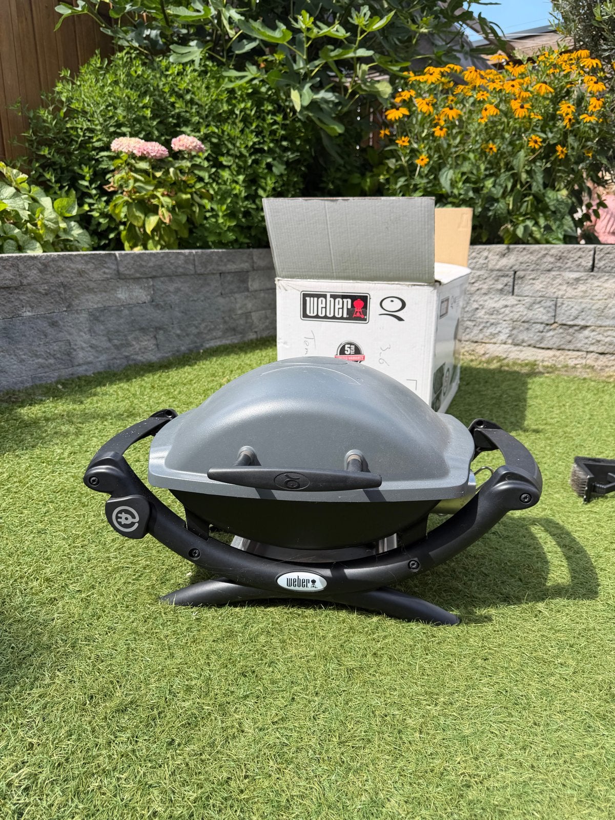 Weber Q 1400 Elektrische Barbecue - Heel goed!, Ophalen, Zo goed als nieuw