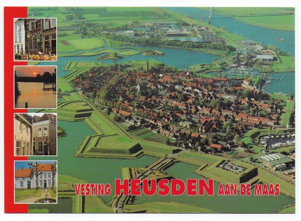 Heusden Vesting aan de Maas Ongelopen Ansichtkaart B6235, Verzamelen, Ophalen of Verzenden, 1980 tot heden, Gelopen, Noord-Brabant