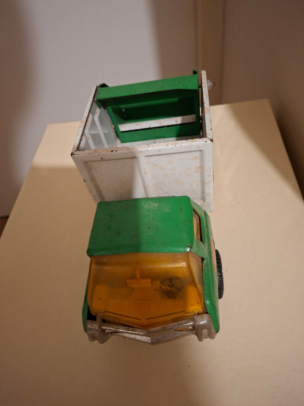 Metalen Tonka Vuilniswagen - Vintage Speelgoed, Verzamelen, Ophalen of Verzenden, Gebruikt