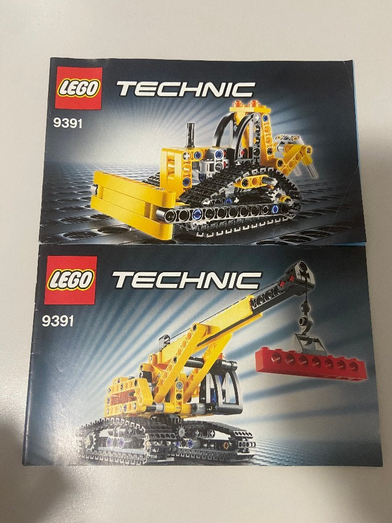 Lego - Technic - 9391- Crawler Crane - compleet met doos, Compleet, Gebruikt, Lego, Ophalen of Verzenden