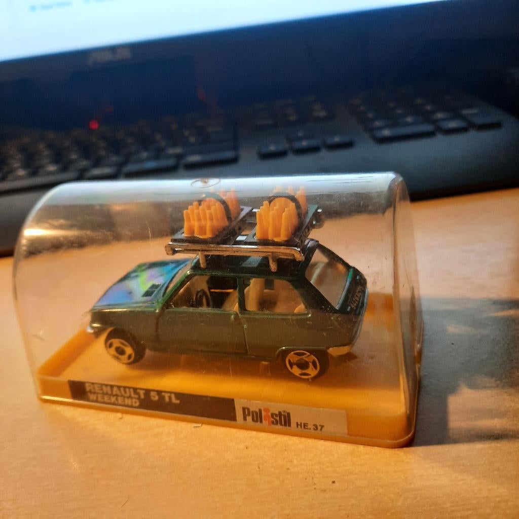 Polistil Renault 5 "weekend", Ophalen of Verzenden, Zo goed als nieuw, Auto, Overige merken