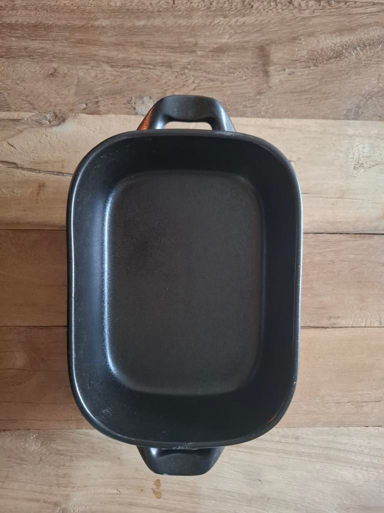 Hvar Blokker ovenschaal - Zwart aardewerk, Overige typen, Nieuw, Ophalen of Verzenden, Zwart