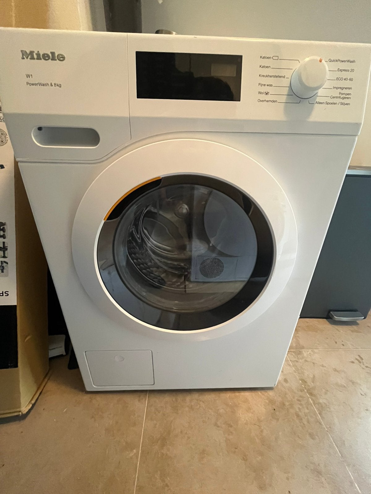 Mieke w1 powerwash & 8 kg, Witgoed en Apparatuur, 8 tot 10 kg, Ophalen, Zo goed als nieuw, 1200 tot 1600 toeren