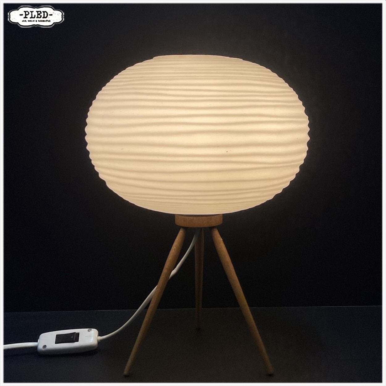 Opaline tafellamp, ÚLUV Lamp, Ophalen, Wit, Overige merken, Gebruikt