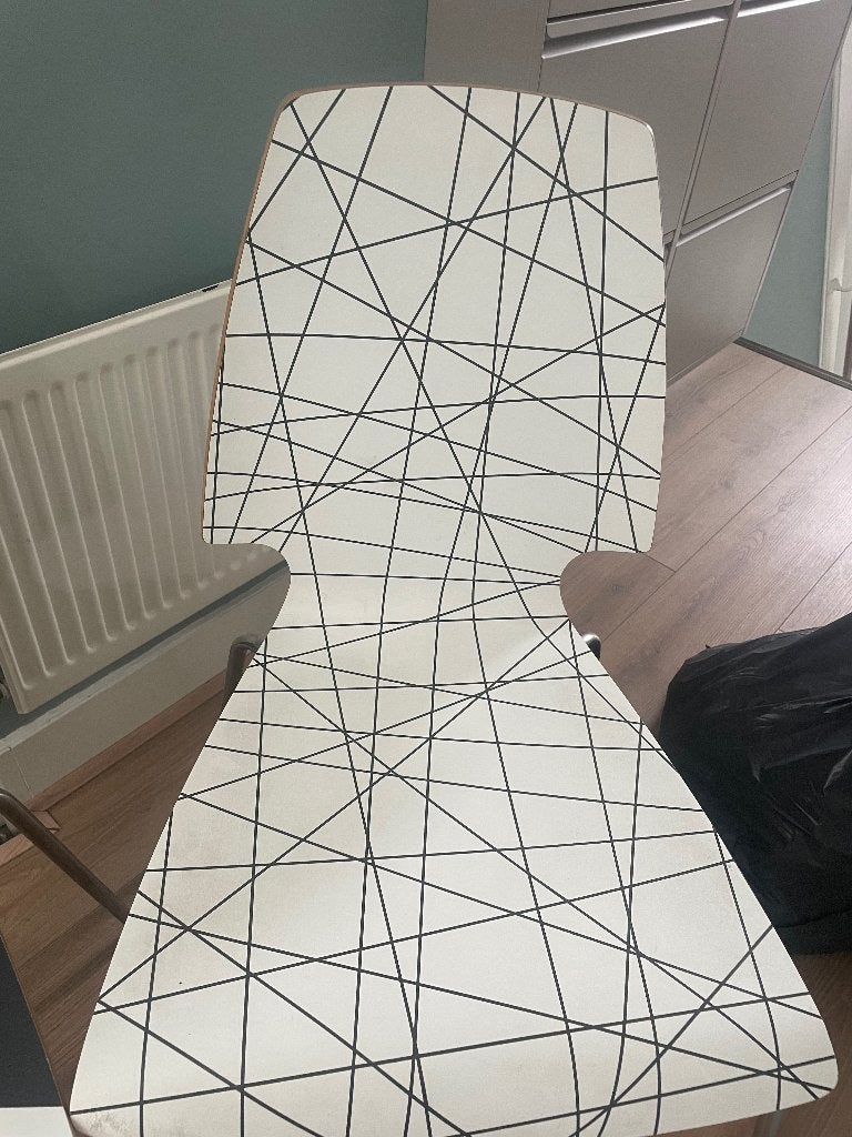 Stoelen, Ophalen, Gebruikt, Wit, Vier