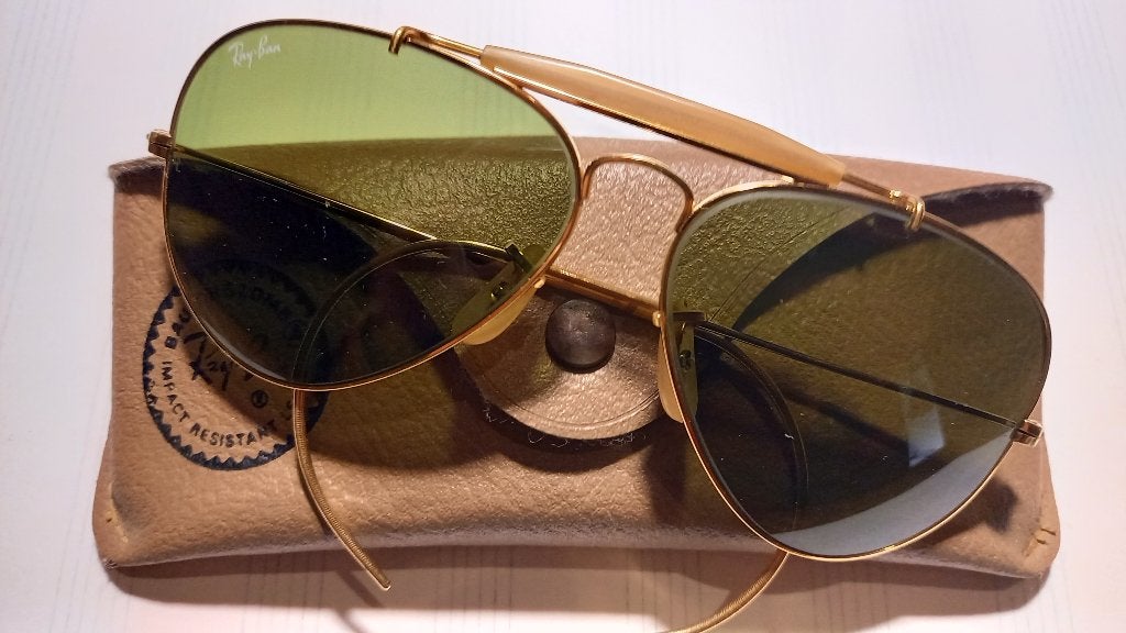Originele Ray Ban jaren 80, Sieraden, Tassen en Uiterlijk, Zonnebrillen en Brillen | Heren, Gebruikt, Zonnebril, Ophalen of Verzenden
