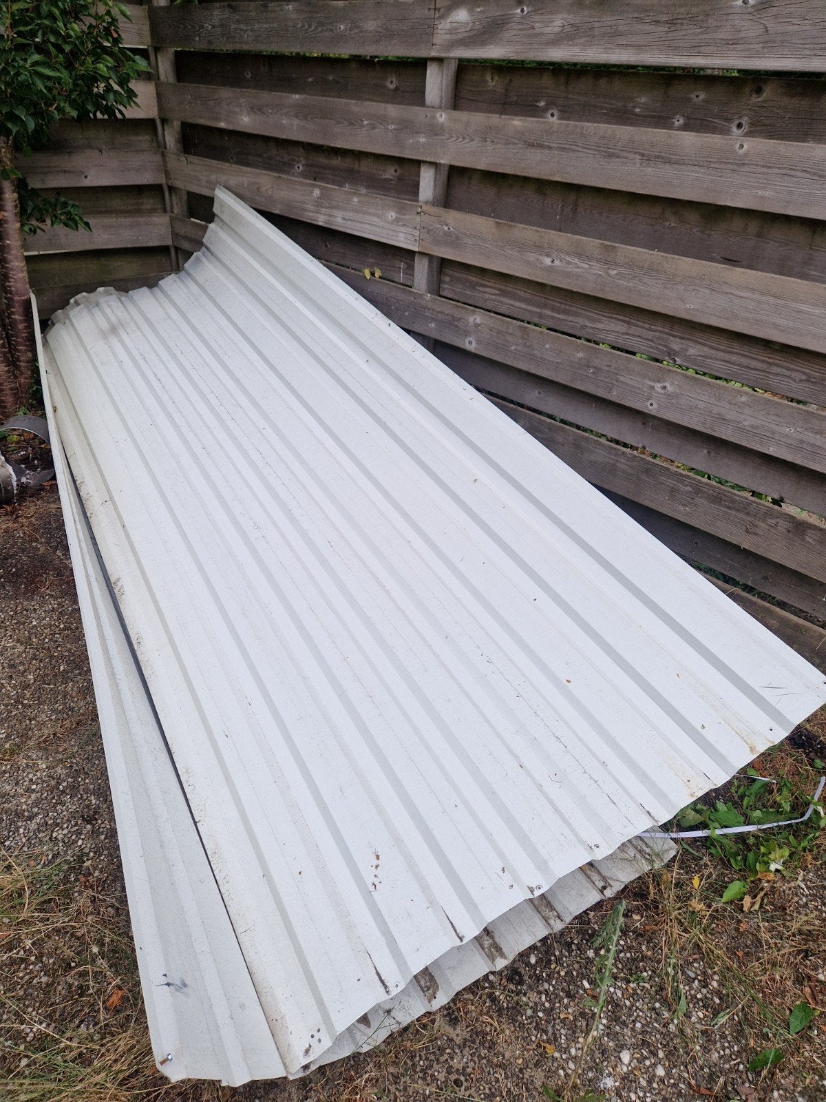 5 golfplaten, Doe-het-zelf en Verbouw, Gebruikt, Zwart, Ophalen of Verzenden, 15 m² of meer