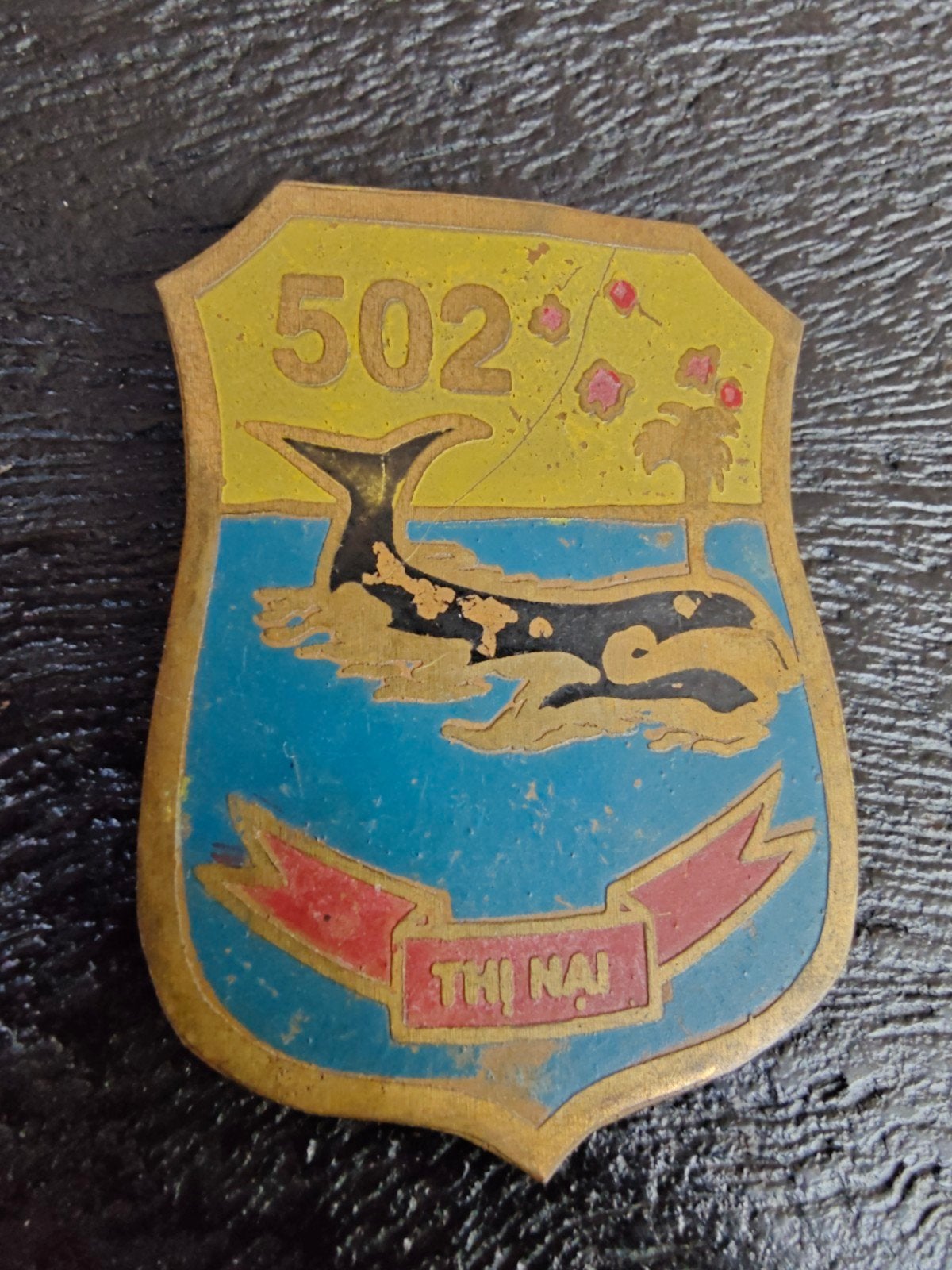 Beercan badge South Vietnamese Navy (Hải Quân Việt Nam Cộng, Ophalen of Verzenden