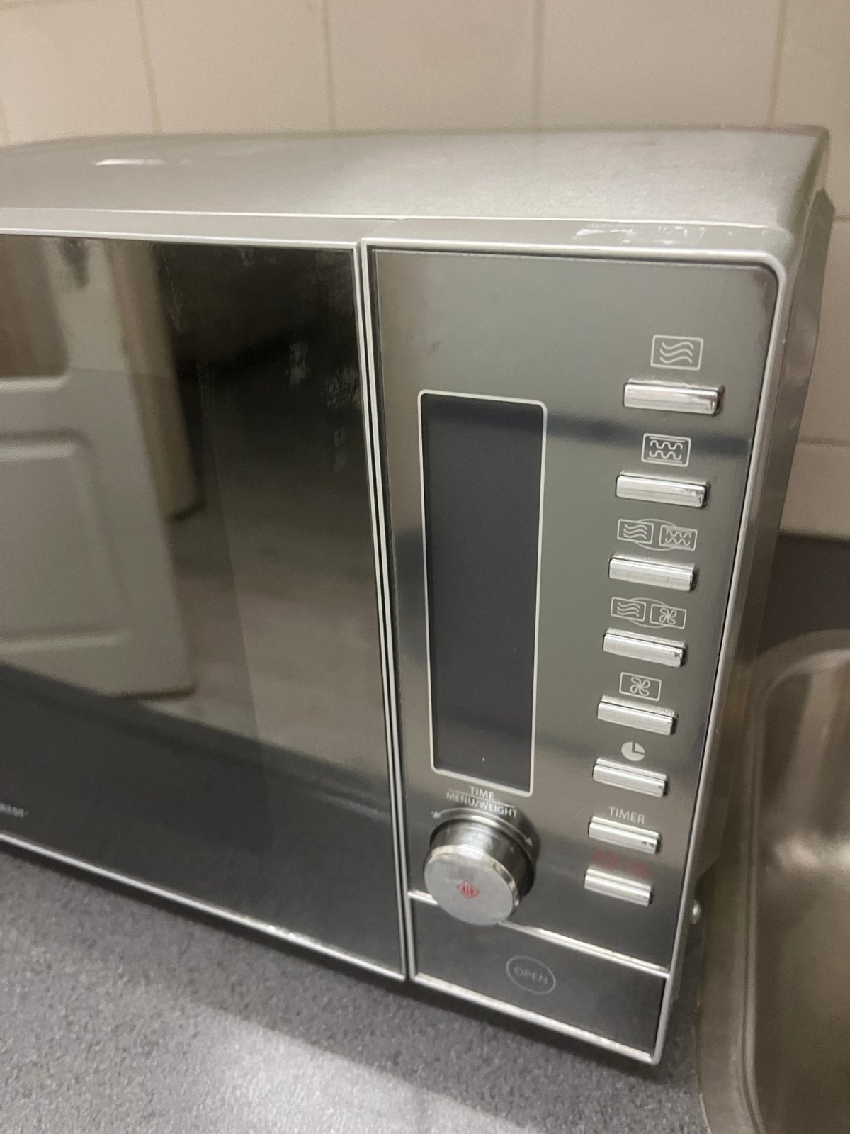 SilverCrest Combimagnetron - Zo goed als nieuw, Witgoed en Apparatuur, Magnetrons, Ophalen, Combimagnetron, Grill, Zo goed als nieuw