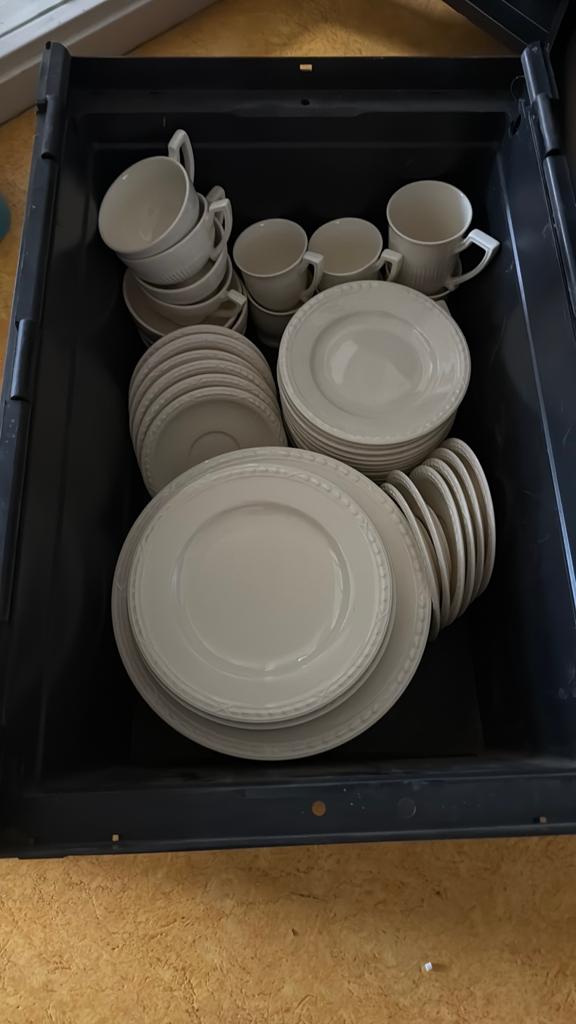 Recamier servies, Ophalen, Porselein, Overige stijlen, Bord(en)