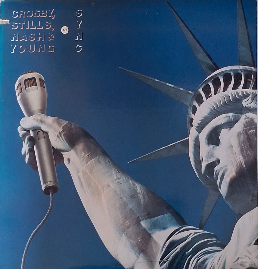 CSNY American Dream Promo LP (1989) - Q&A set, Cd's en Dvd's, Vinyl | Rock, LP, Gebruikt, Overige genres, Ophalen of Verzenden