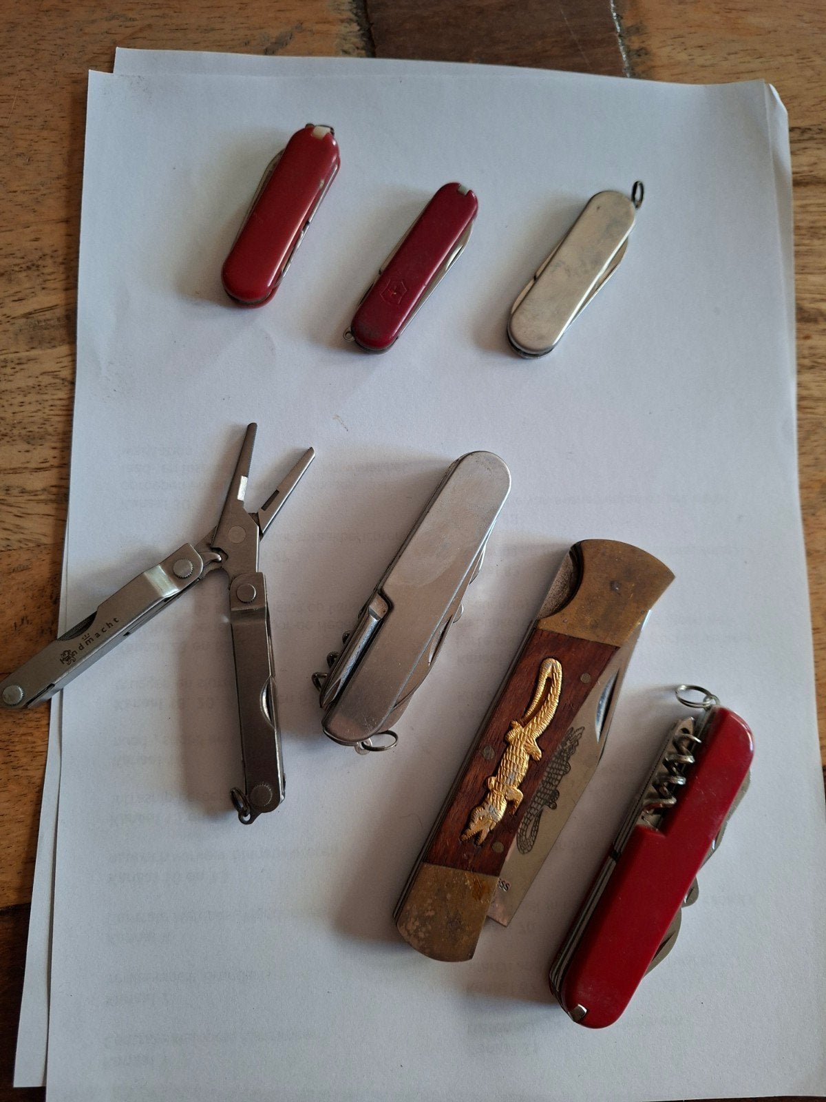 Diverse zakmessen en multitool - Victorinox, etc., Gebruikt, Niet van toepassing, Verzenden, Victorinox, Handymate