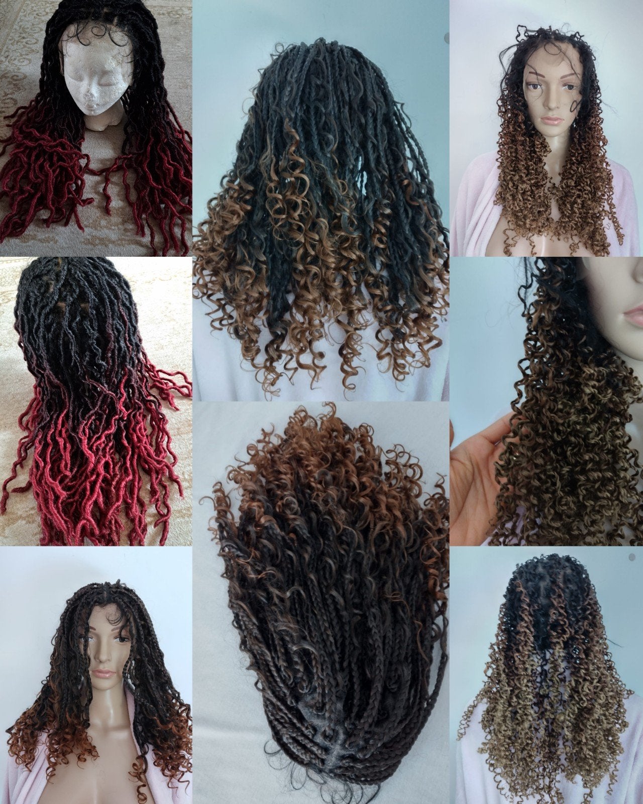 Dreadlocks, Braids & Twist Pruiken - Diverse Maten, Sieraden, Tassen en Uiterlijk, Uiterlijk | Haarverzorging, Ophalen of Verzenden