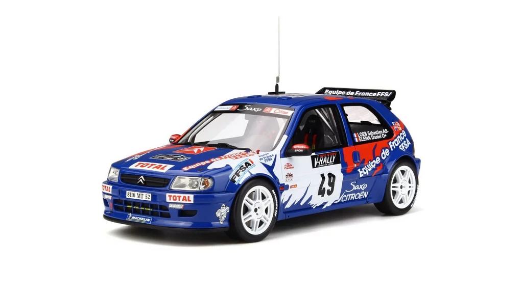 OttOmobile OT596 Citroën Saxo Kit Car #49 – Loeb – 1:18, Ophalen of Verzenden, Zo goed als nieuw, OttOMobile