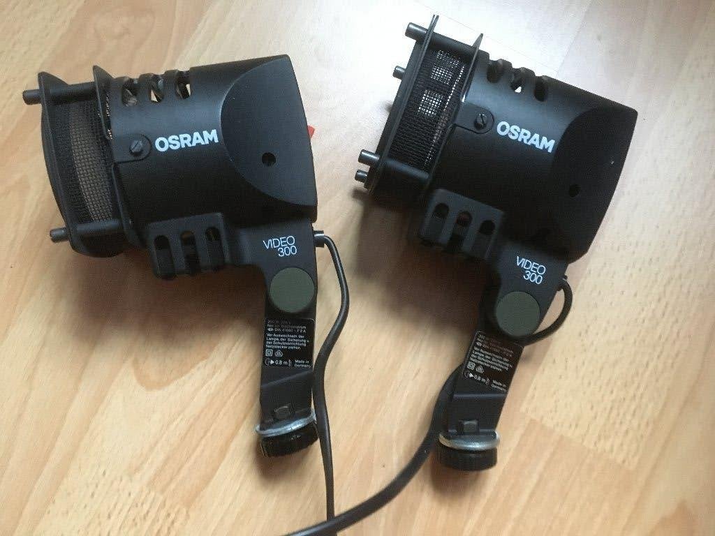 Osram 2x 300 W lampen set, Ophalen of Verzenden, Zo goed als nieuw, Overige typen