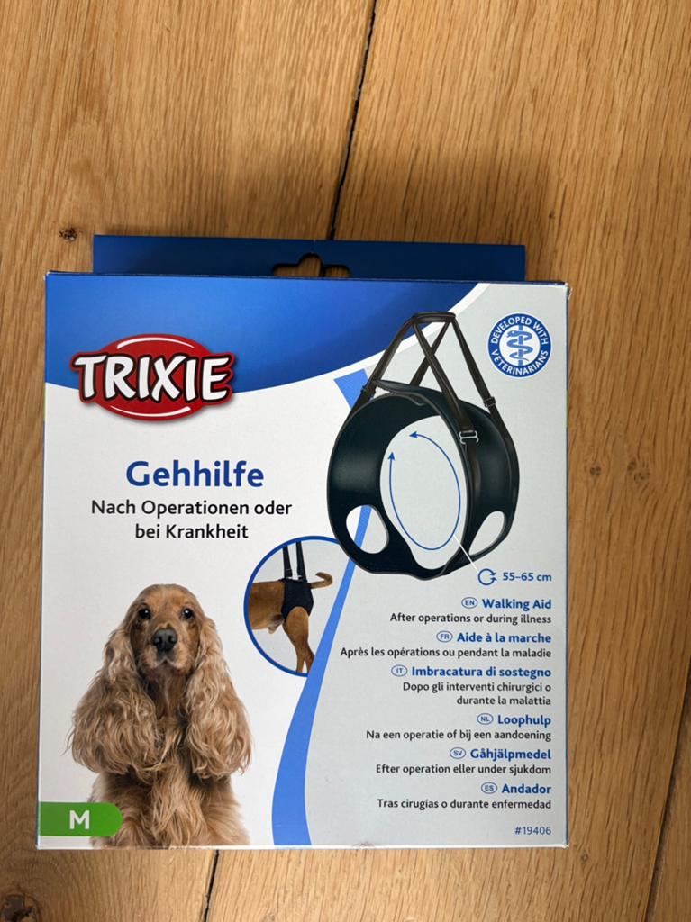 Trixie loophulp hond maat M – na operatie/revalidatie, Ophalen of Verzenden, Zo goed als nieuw