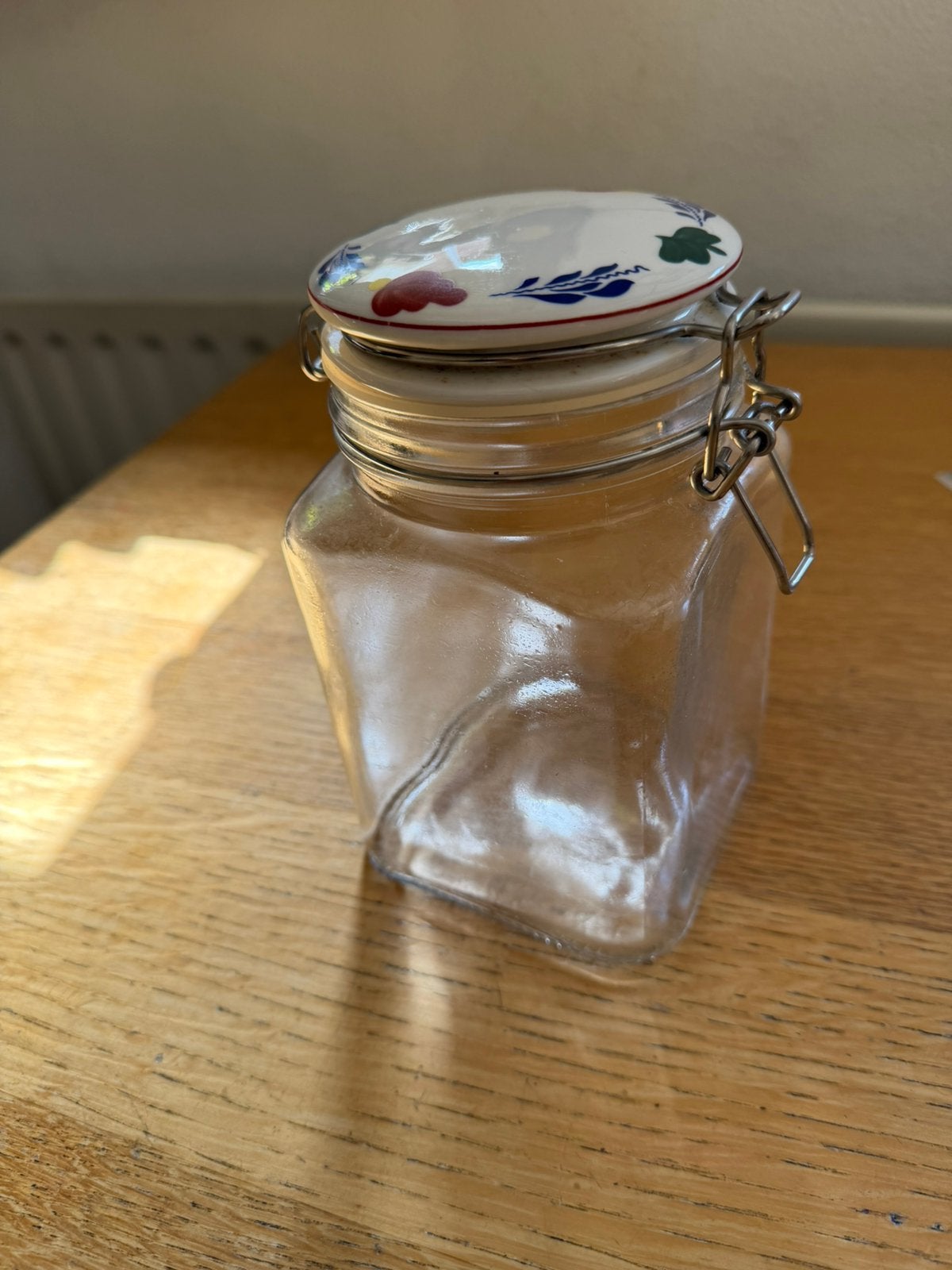 Boerenbont weckpot , puntgaaf, Huis en Inrichting, Keuken | Servies, Ophalen of Verzenden, Zo goed als nieuw, Aardewerk, Overige typen