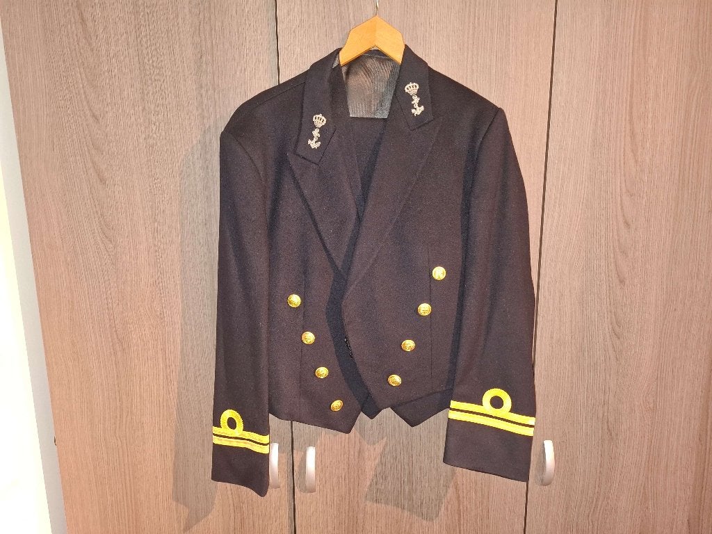 Avondbatje uniform Marine  maat 56, Kleding | Heren, Ophalen of Verzenden, Zo goed als nieuw, Maat 56/58 (XL), Overige kleuren