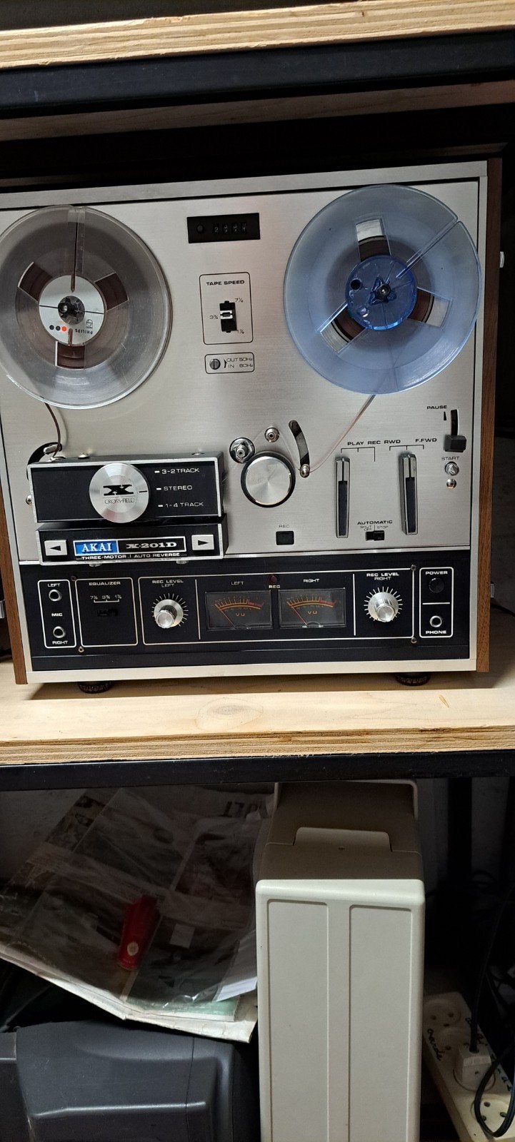 Akai X-201D Bandrecorder - Vintage Reel-to-Reel, Audio, Tv en Foto, Bandrecorders, Ophalen, Bandrecorder