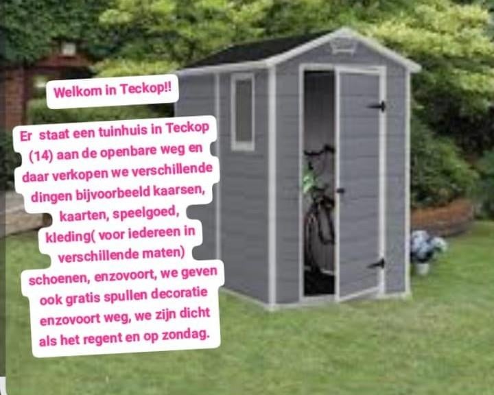kringloopwinkeltje in Teckop., Ophalen, Zo goed als nieuw