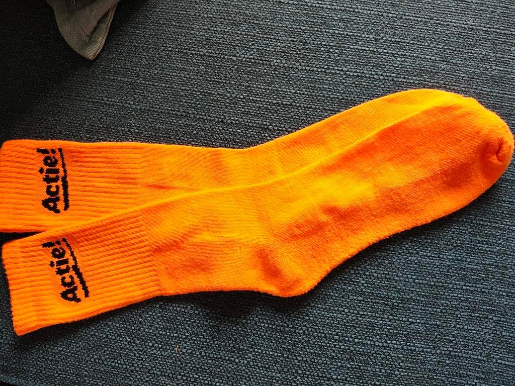 Oranje sokken, Overige kleuren, Lidl, Maat 43 t/m 46, Ophalen of Verzenden