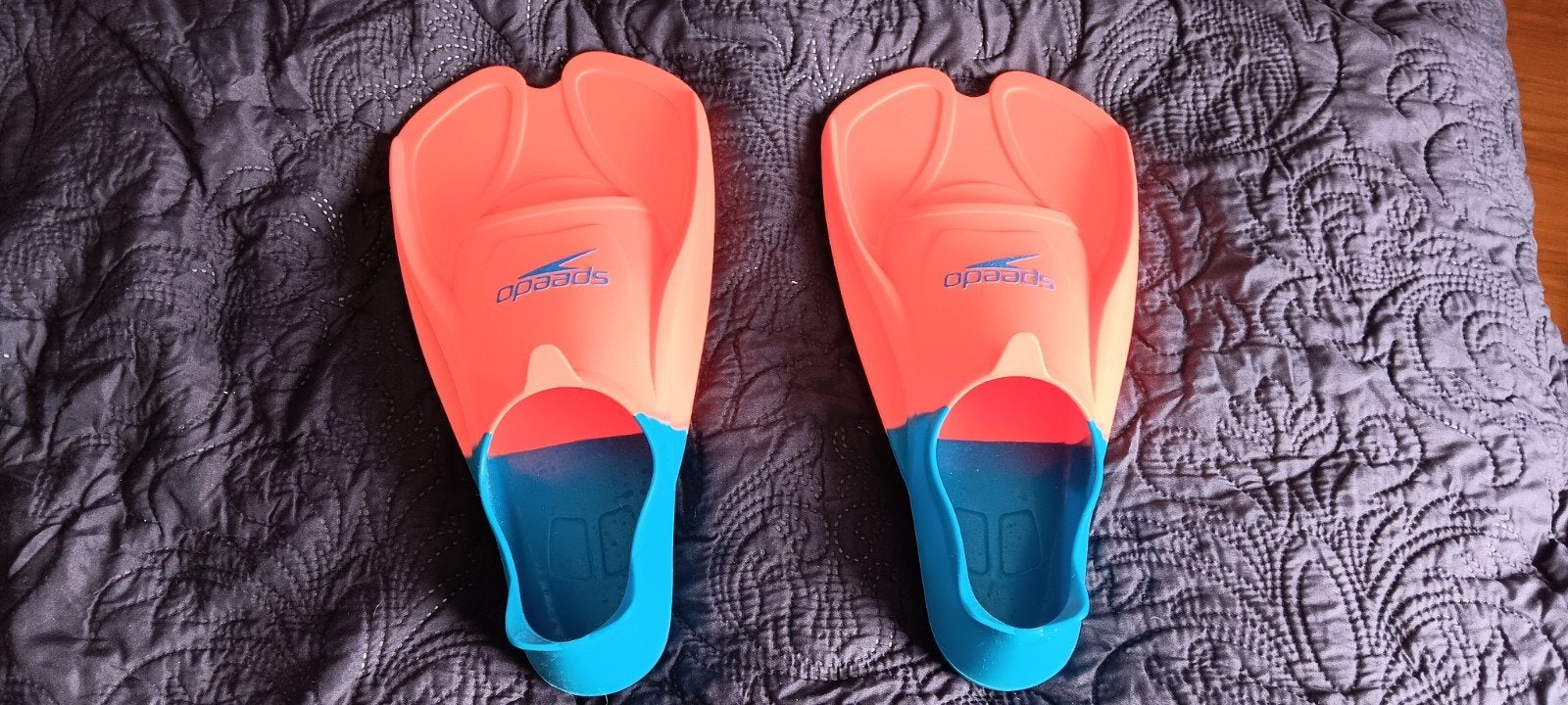 Speedo Zwemvliezen - Oranje/Blauw, Ophalen of Verzenden, Nieuw, Zwem- of Duikvliezen