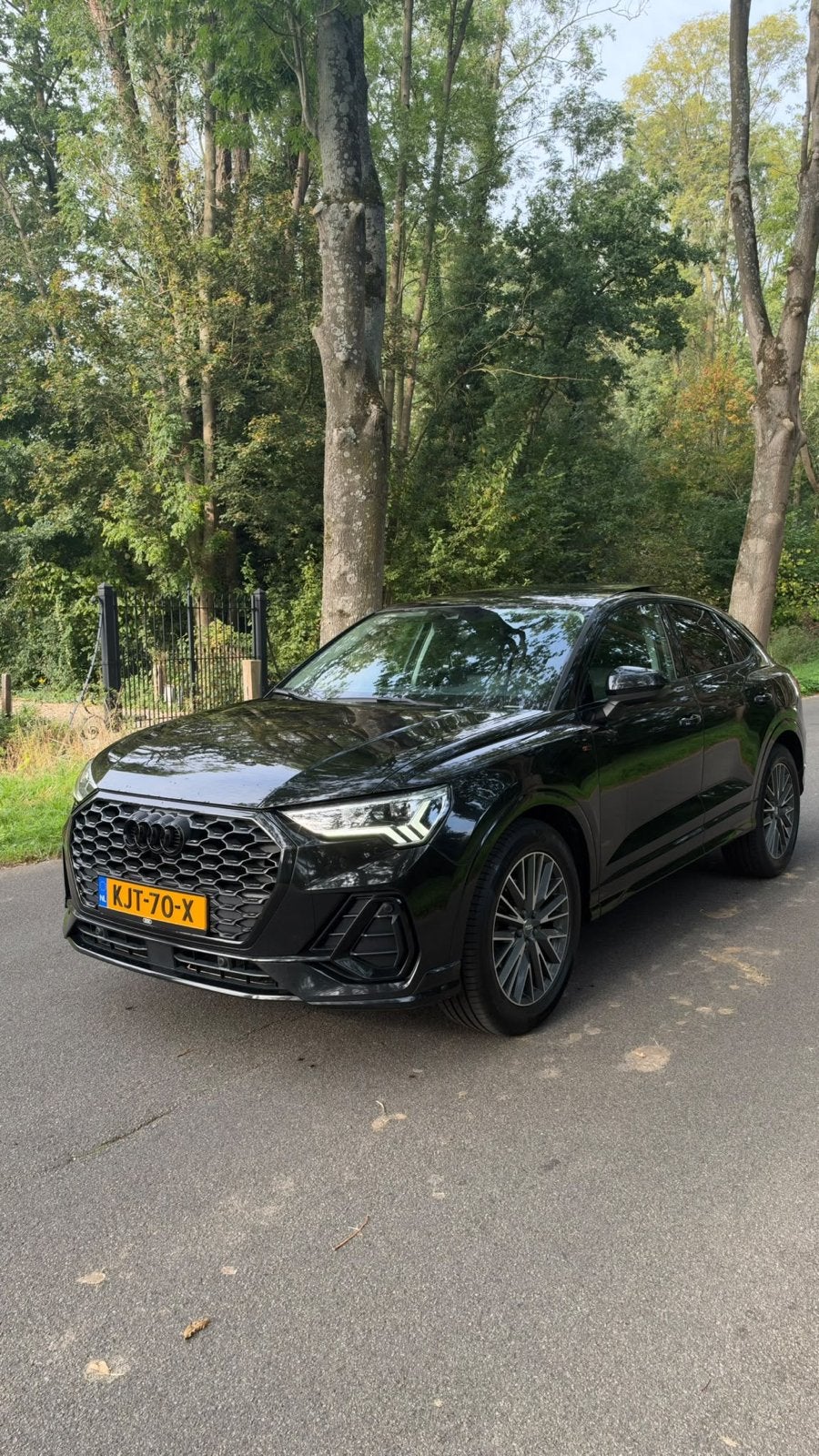 Audi Q3 35 Tfsi 150pk Mhev S Tronic 2020 Zwart, Auto's, 4 cilinders, 1505 kg, Leder en Stof, Zwart