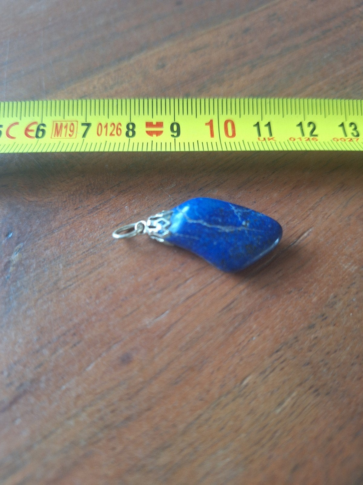 Lapis Lazuli Hanger - Natuursteen Sieraad, Overige voorstellingen, Blauw, Ophalen of Verzenden, Zo goed als nieuw