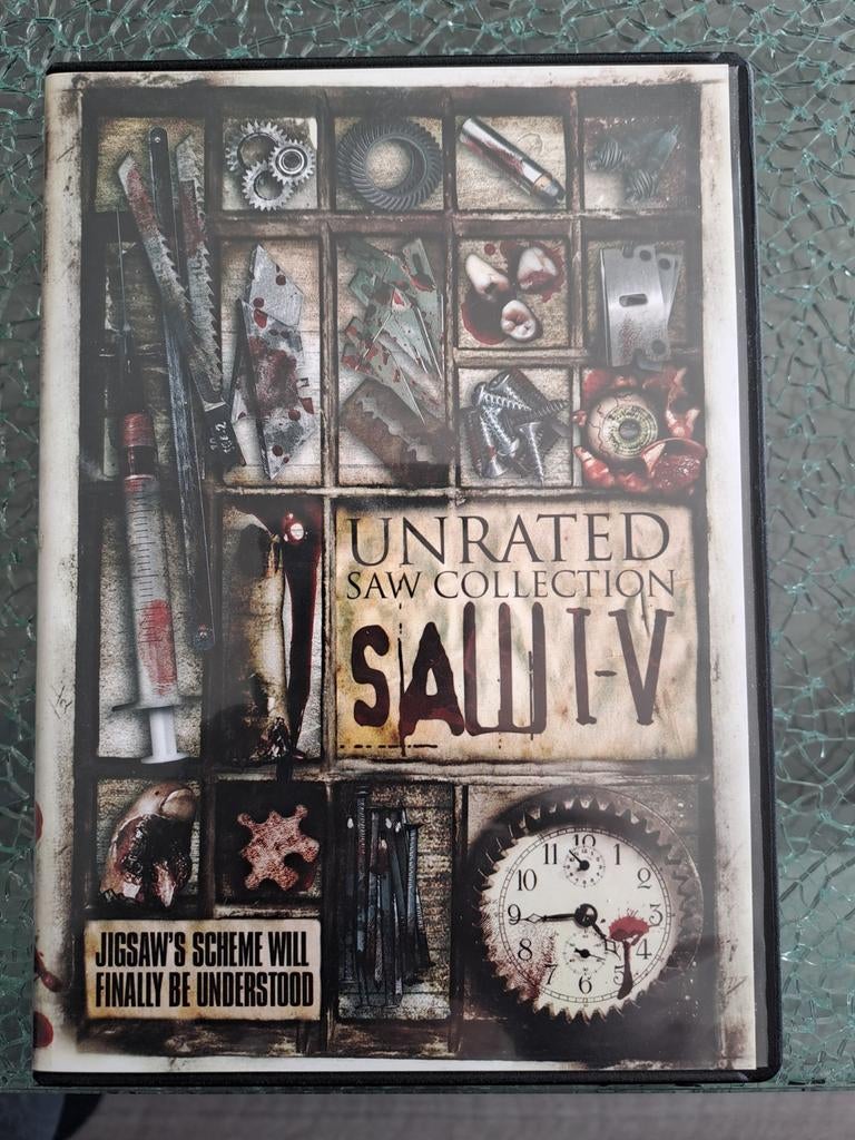 Saw 1 t/m 5 (dvd), Cd's en Dvd's, Dvd's | Horror, Vanaf 16 jaar, Ophalen of Verzenden, Zo goed als nieuw, Slasher
