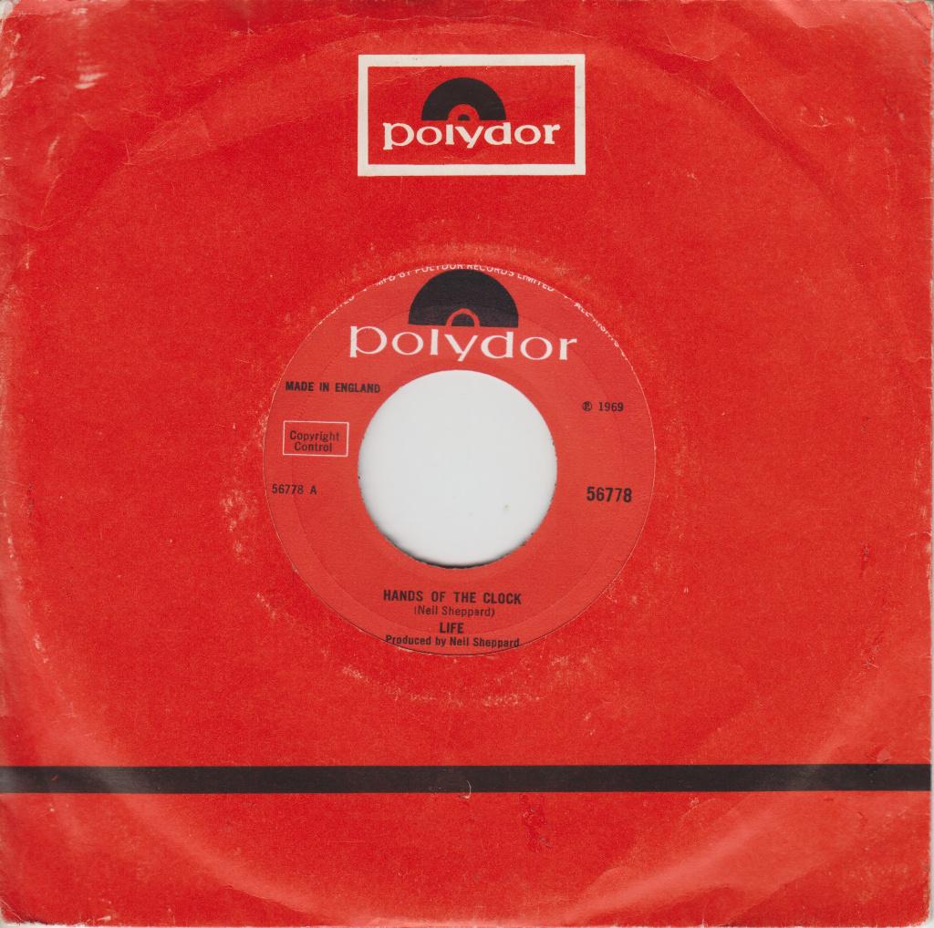 LIFE - Hands Of The Clock, Gebruikt, Originele persing, 7 inch, Single