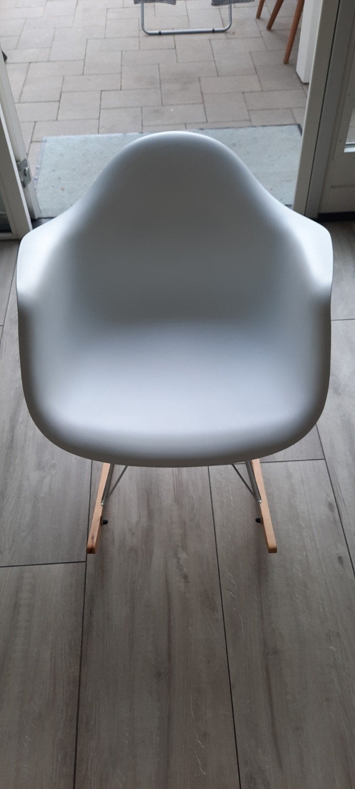 Design schommelstoel - Wit, Ophalen, Modern design, Wit, Hout