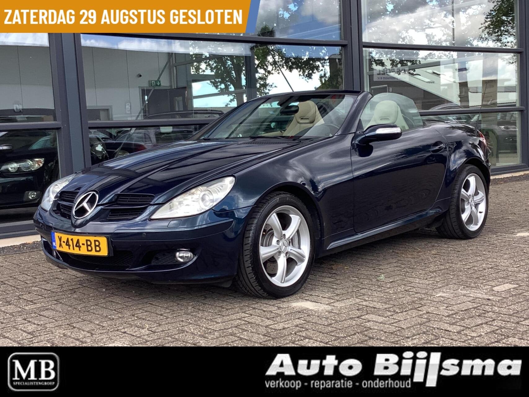 Mercedes SLK-klasse 350 automaat, nekverwarming, navi, uniek, Auto's, Mercedes-Benz, Achterwielaandrijving, Gebruikt, Cabriolet