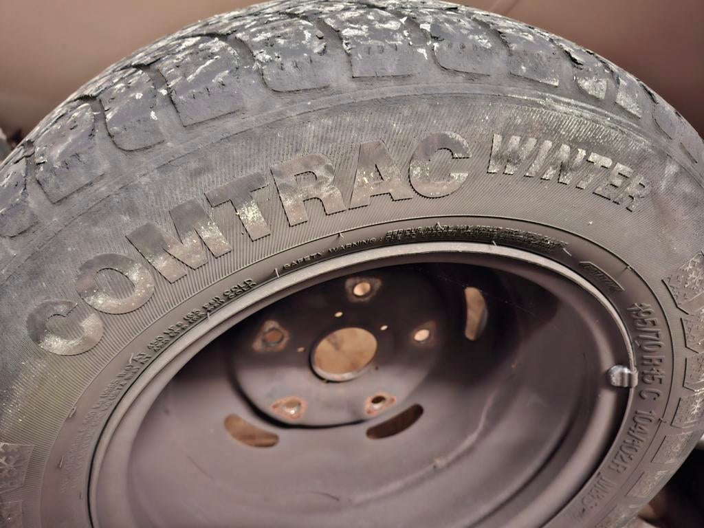 Ford transit Winterbanden op stalen velg 195/70 R15 C, Ophalen, Gebruikt
