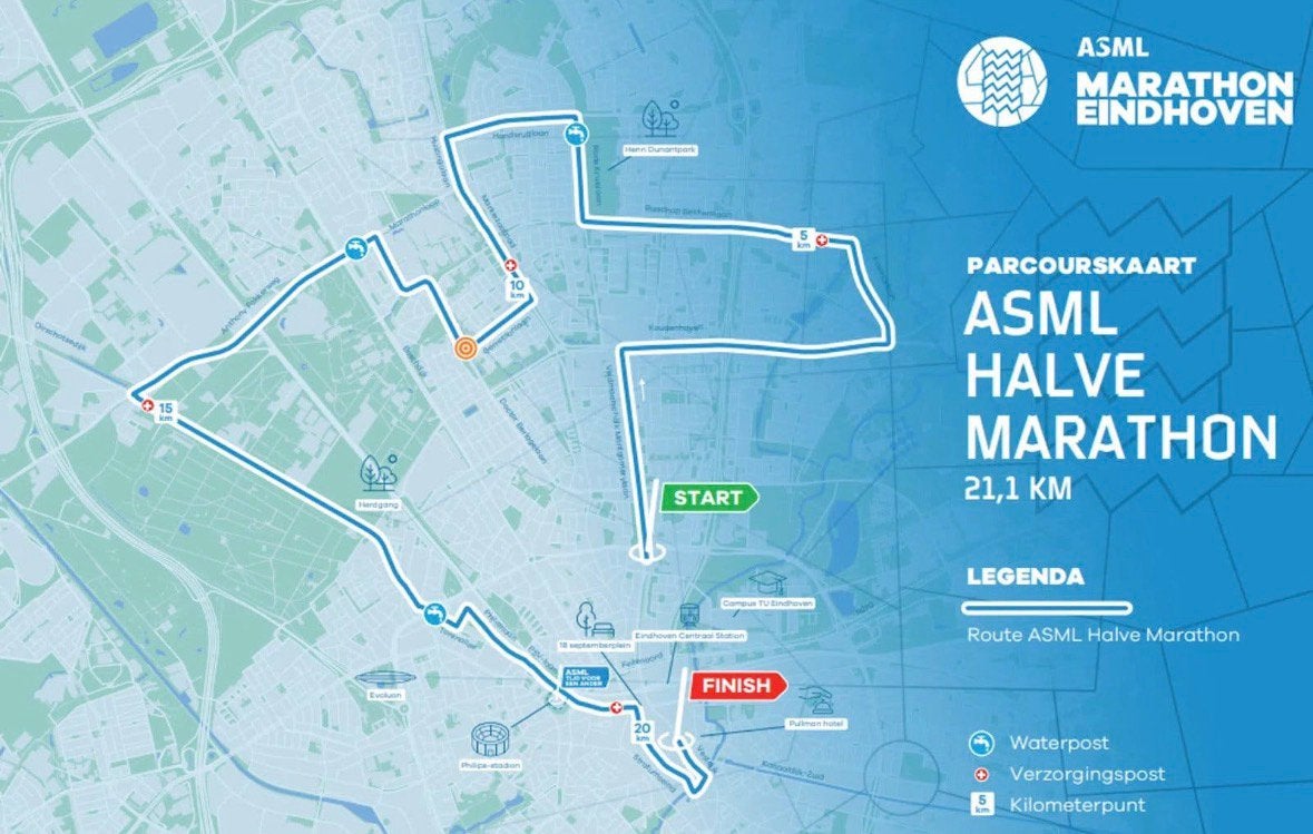 2x startbewijs halve marathon Eindhoven, Eén persoon, Oktober