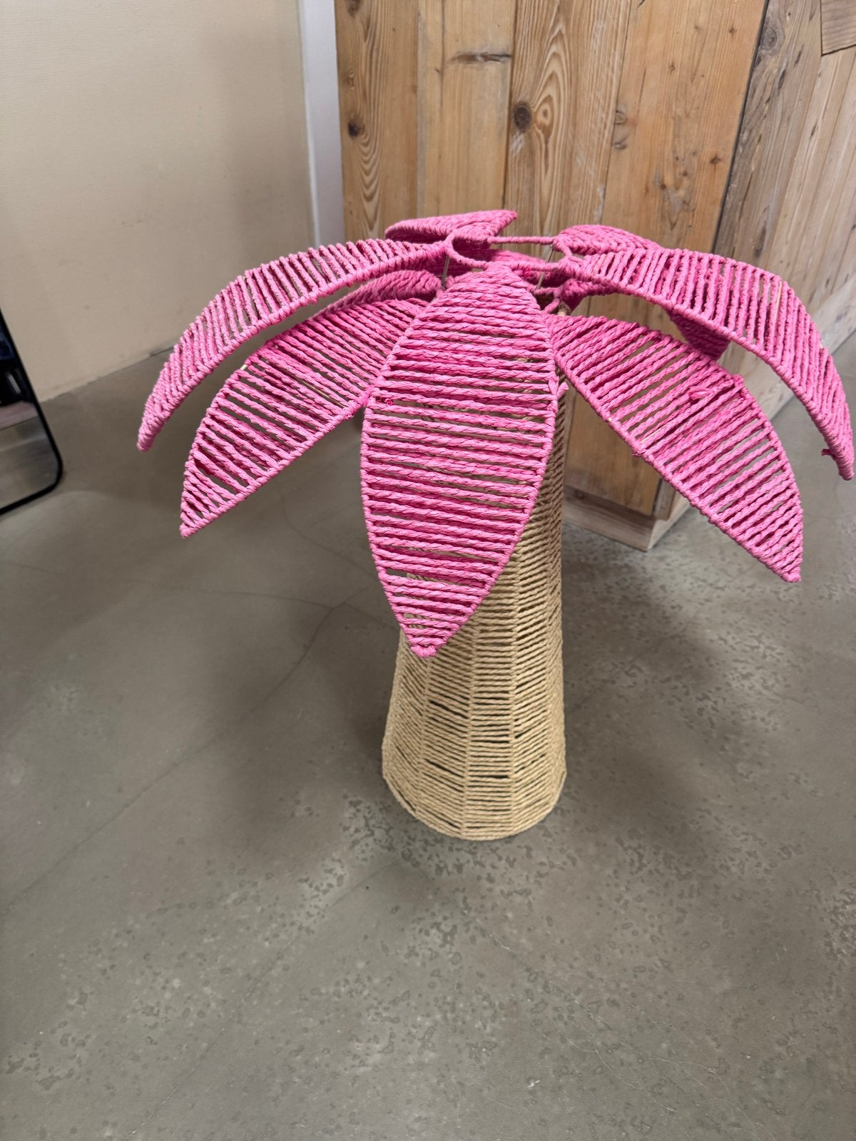 Etalage/winkel Decoratie rotan palmboom - 70cm hoog, Huis en Inrichting, Woonaccessoires | Overige, Ophalen, Meerkleurig, Boho