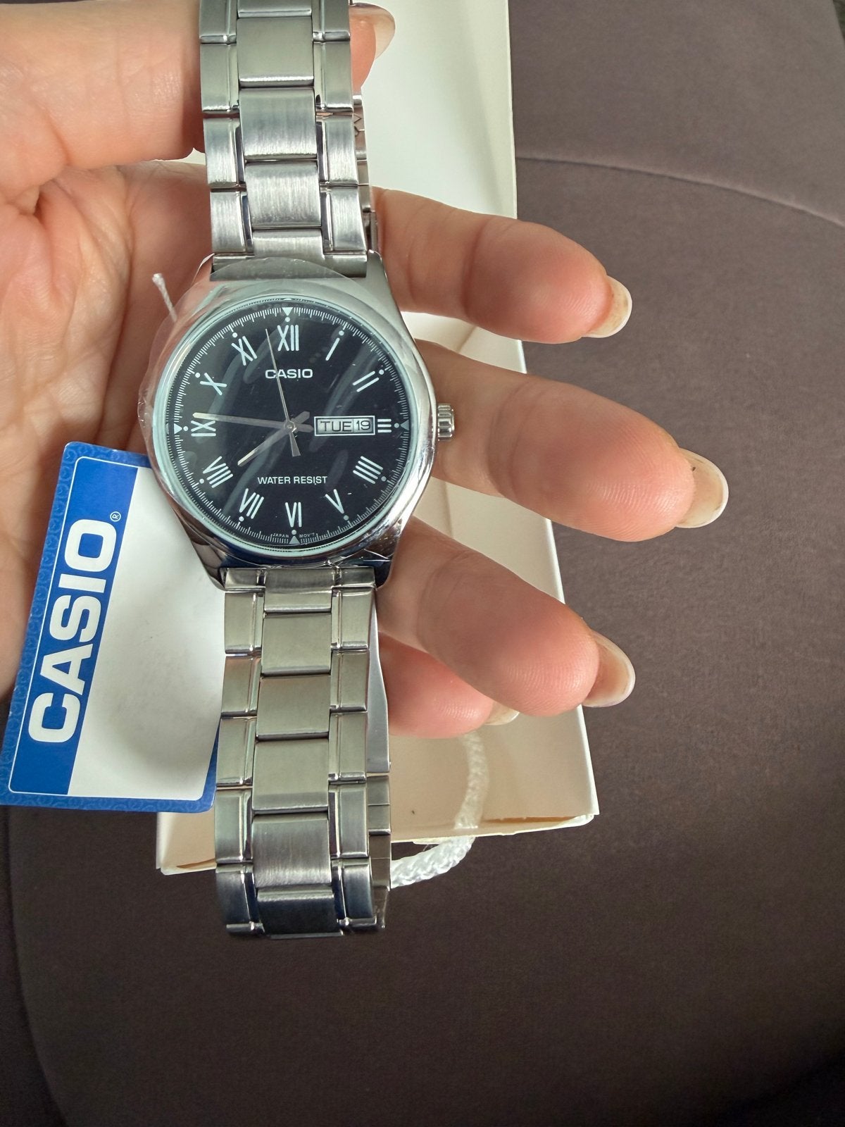 Nieuw Casio Herenhorloge - 42mm, Verstelbaar, Sieraden, Tassen en Uiterlijk, Horloges | Heren, Casio, Staal, Polshorloge, Nieuw