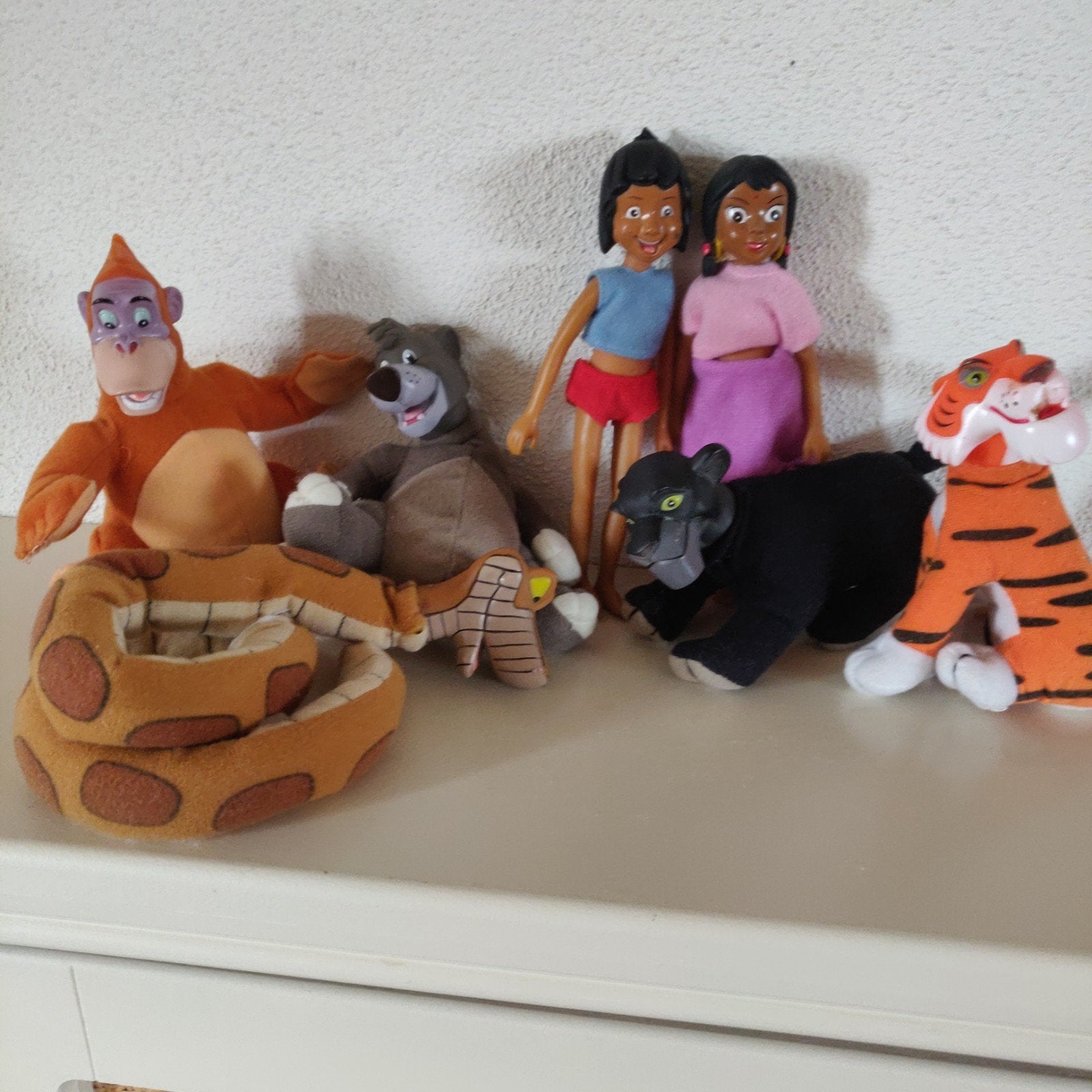 Disney Jungle  Book figuren AH, Ophalen of Verzenden, Leeuwenkoning of Jungle Boek, Zo goed als nieuw, Beeldje of Figuurtje