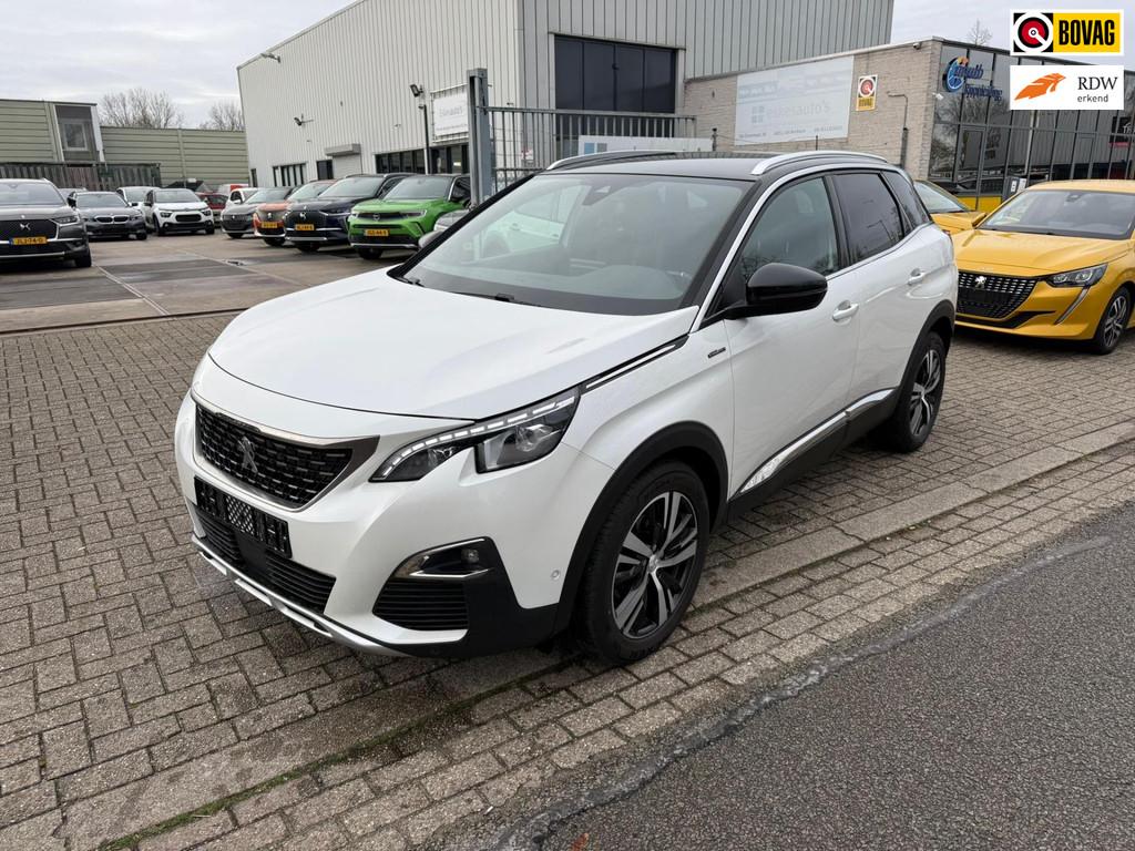 Peugeot 3008 1.2 PureTech GT Line , Navi Dealer auto, Auto's, Peugeot, Gebruikt, 1295 kg, 1199 cc, Leder en Stof